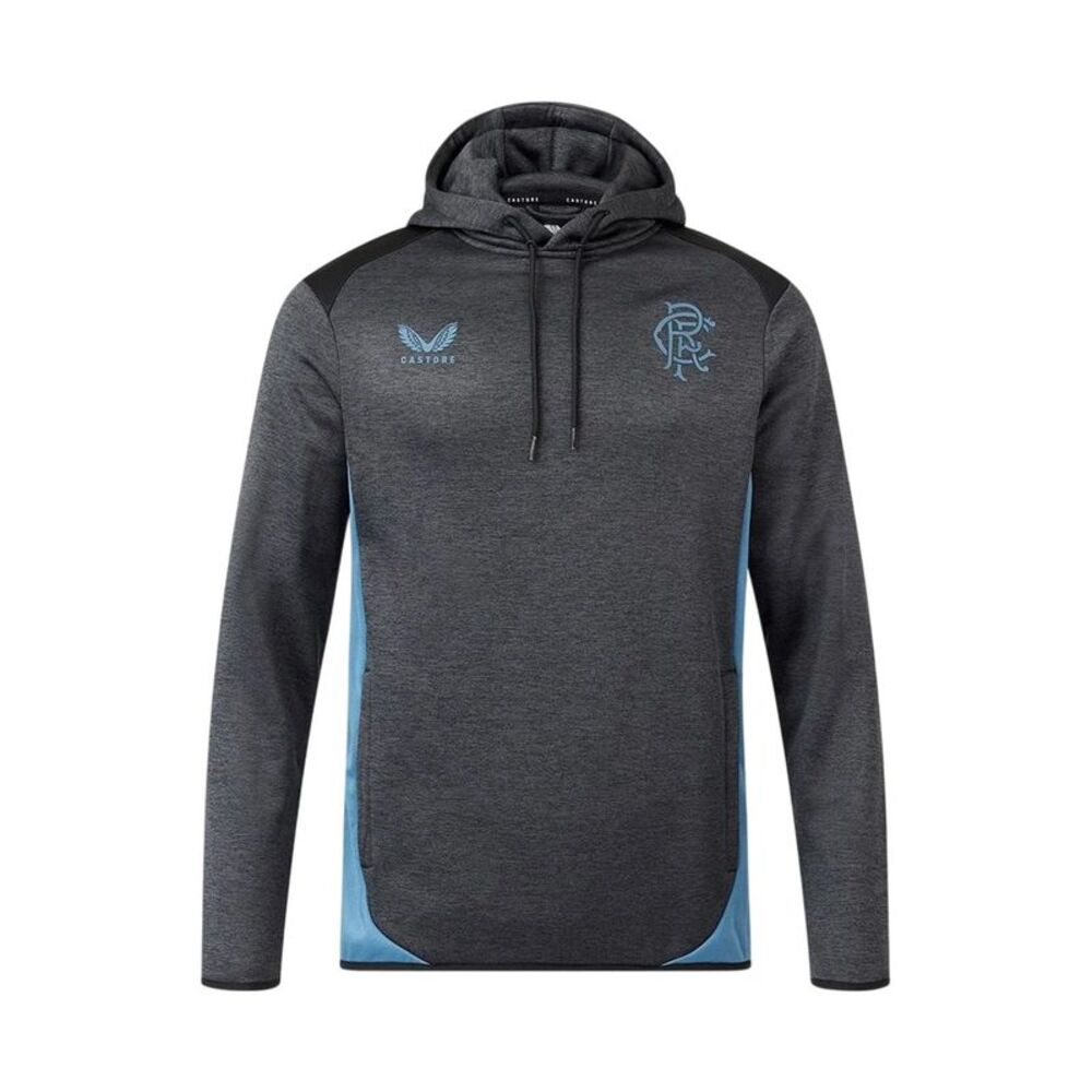 Castore Mens Rangers FC  Hoodie / Black Marl